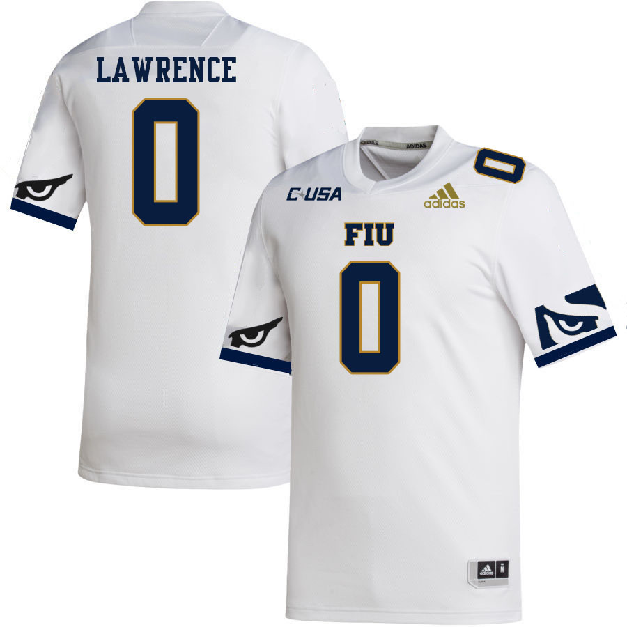 #0 Shomari Lawrence FIU Jersey,Florida International University Panthers Football Jersey-White #0 Shomari Lawrence FIU Jersey,Florida International University Panthers Football Jersey-White